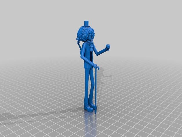 布鲁克（海贼王）3D打印模型