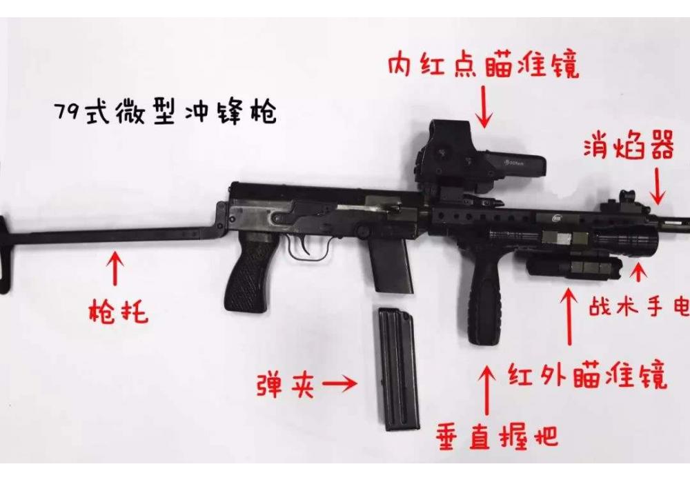 79式冲锋枪3D打印模型