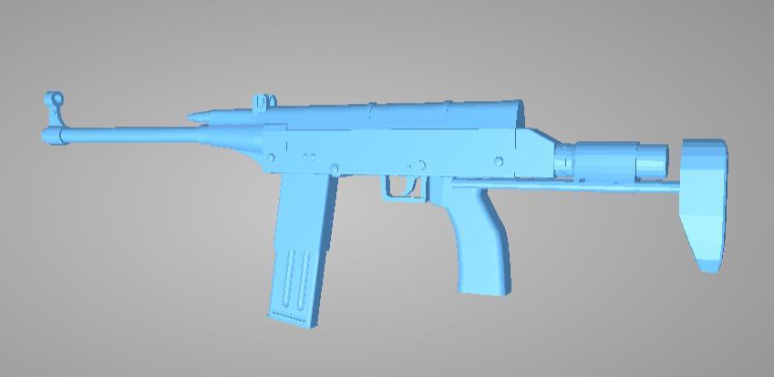 79式冲锋枪3D打印模型