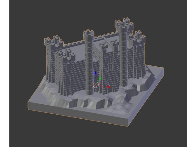 城堡（英雄无敌3）3D打印模型