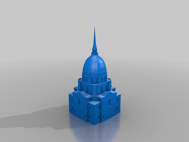 恩瓦立德新教堂3D打印模型