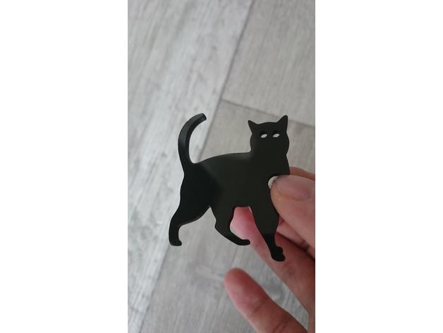 猫咪钥匙环3D打印模型