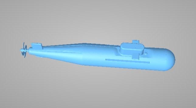中国402核潜艇3D打印模型