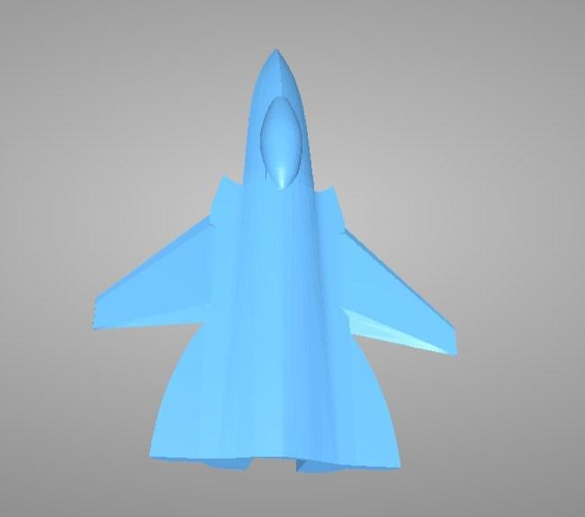 歼20第五代战斗机（组装版）3D打印模型