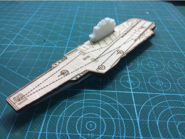 辽宁号航空母舰3D打印模型