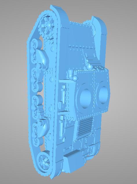 苏联T-26A/B型坦克3D打印模型