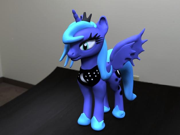 月亮公主（彩虹小马）3D打印模型