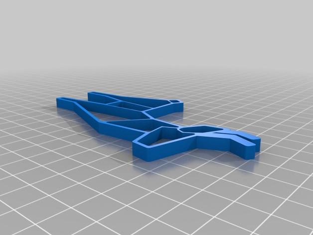 简约鹿壁画3D打印模型