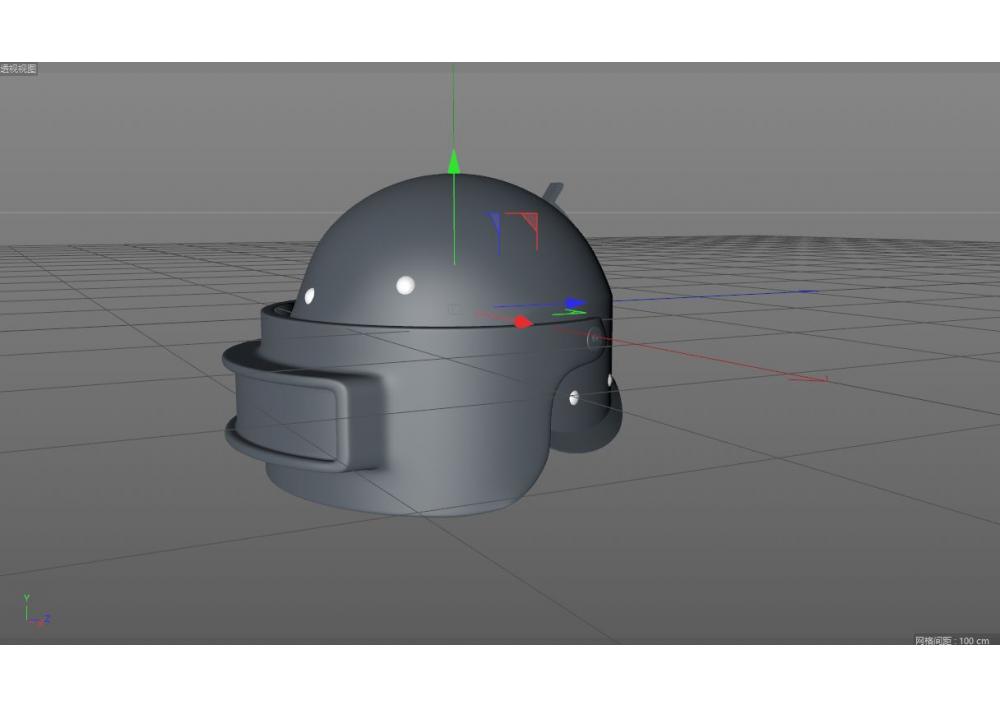 三级头（绝地求生）3D打印模型