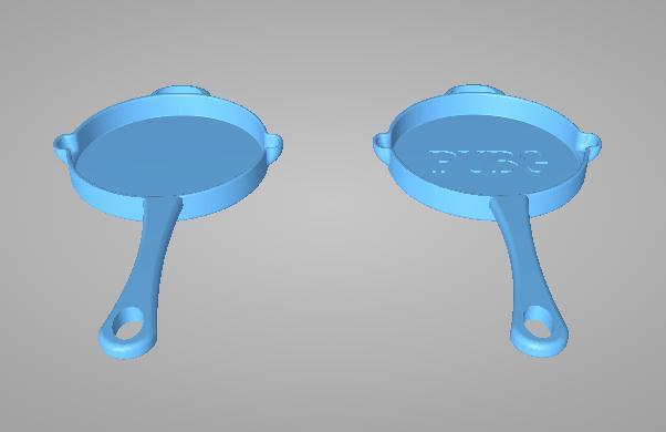 平底锅（绝地求生）3D打印模型