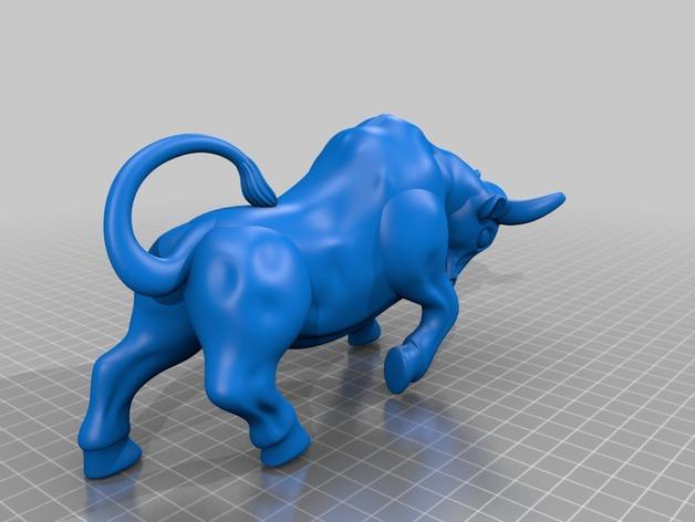 斗牛3D打印模型