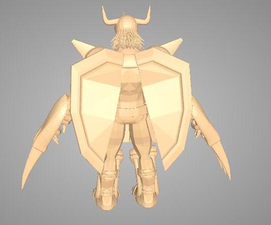 战斗暴龙兽3D打印模型