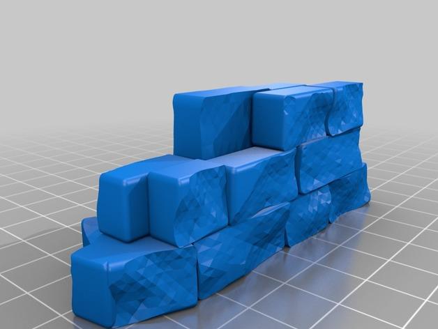 军事演习-围墙3D打印模型