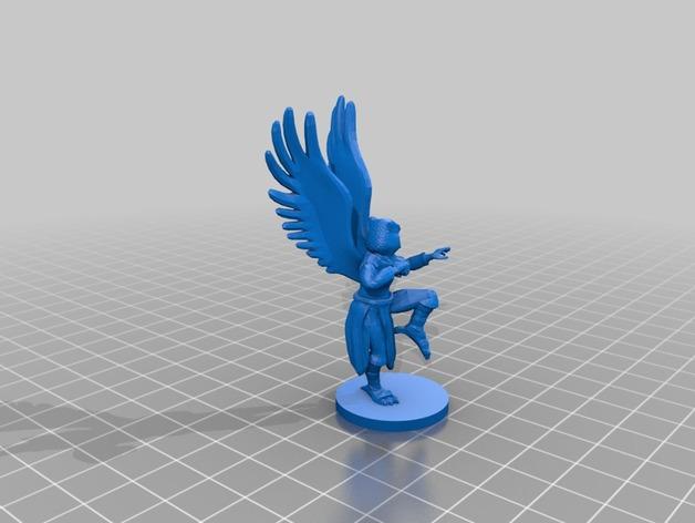鹰人3D打印模型
