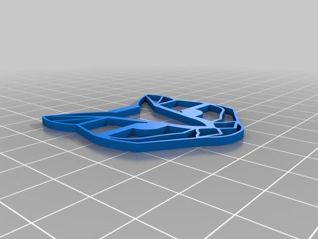 猫头项链3D打印模型