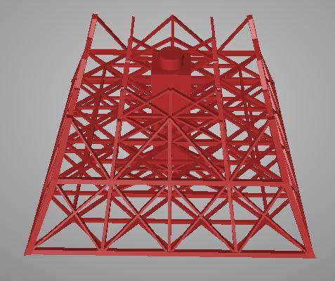 东京塔3D打印模型
