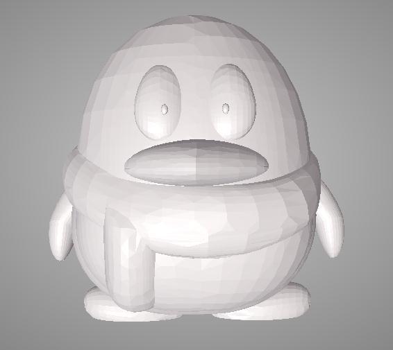 QQ企鹅3D打印模型