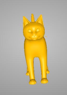 猫3D打印模型