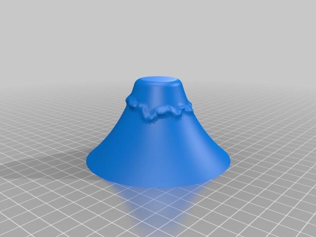 咖喱饭盛器模具3D打印模型