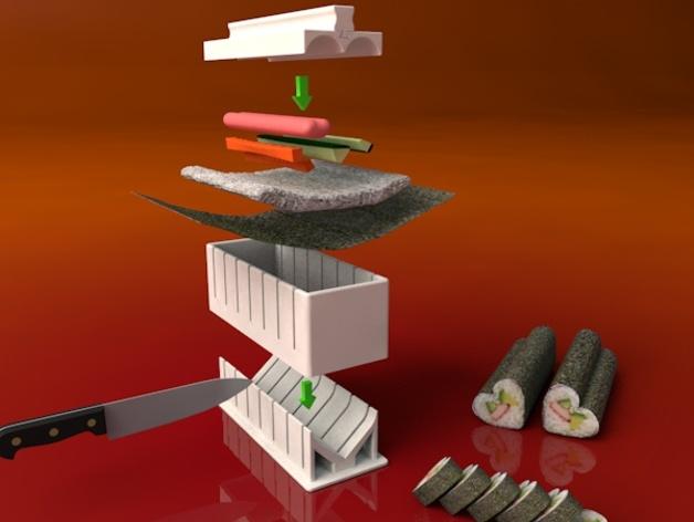 寿司模具3D打印模型