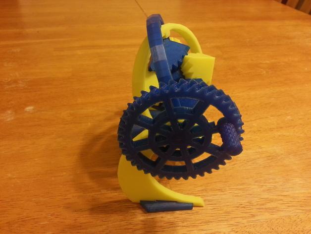 陀螺立方体齿轮3D打印模型