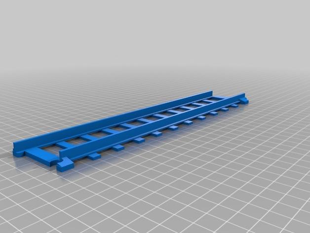 火车轨道3D打印模型