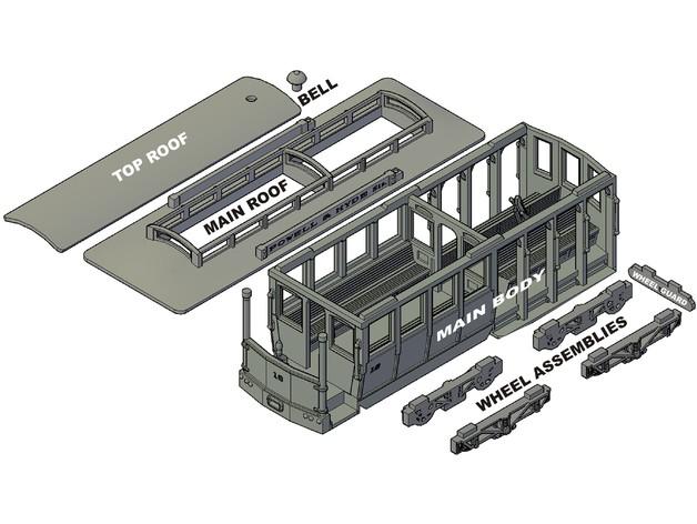 旧金山电车3D打印模型