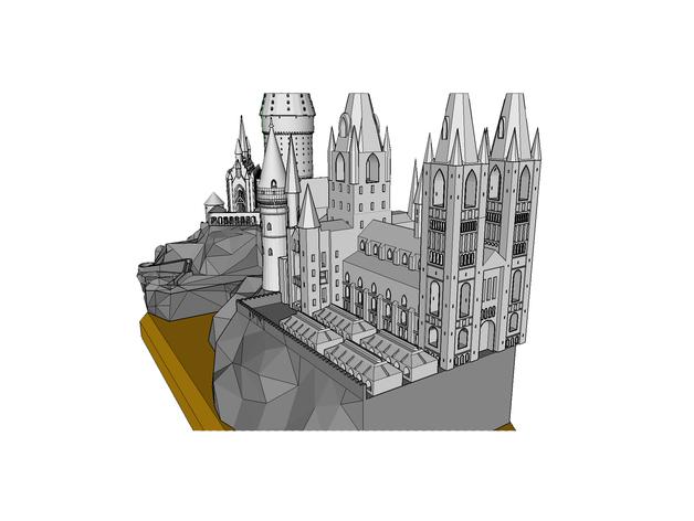 霍格沃茨大学3D打印模型