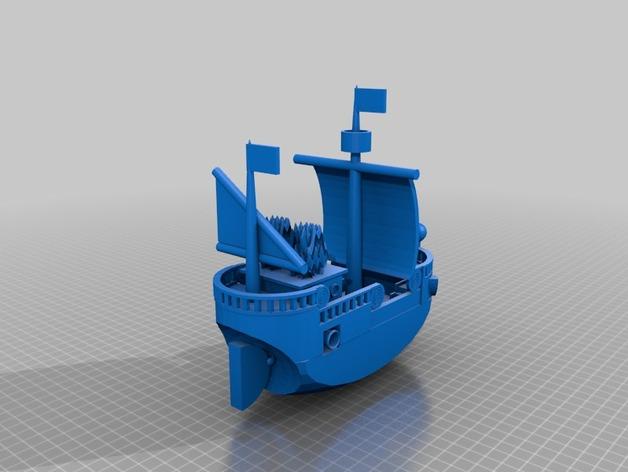 海盗船（海贼王）3D打印模型