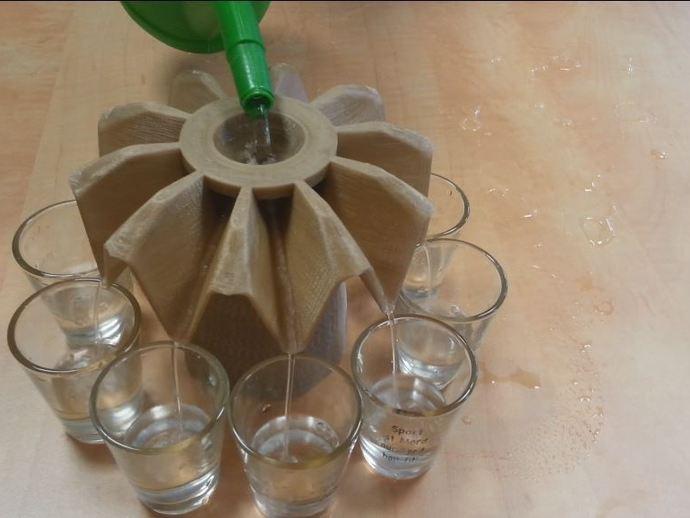 饮料快速分倒器3D打印模型