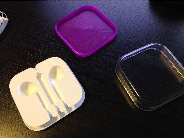 苹果耳机盒3D打印模型