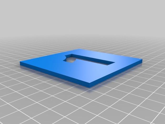 数字模板图案3D打印模型