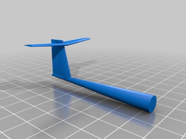 DG-101伊兰滑翔机3D打印模型