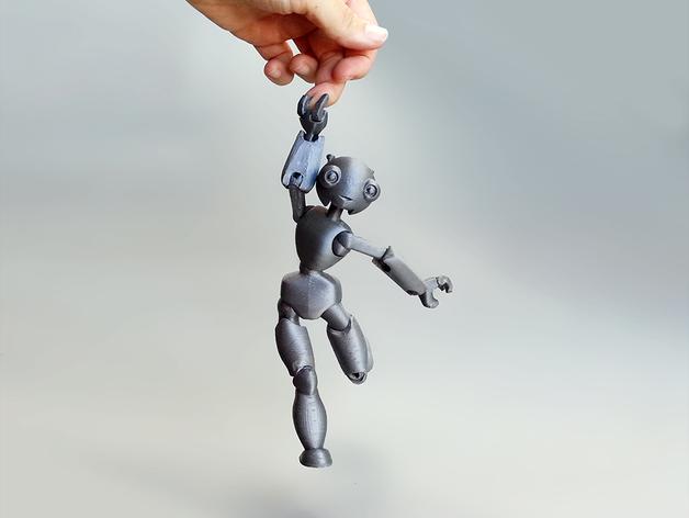 可活动机器人3D打印模型
