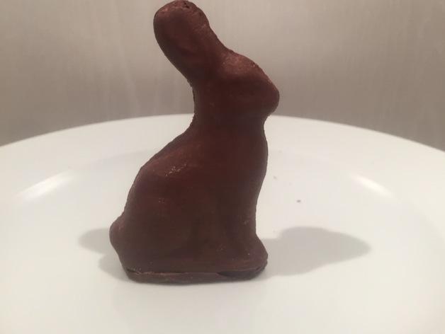 巧克力兔子模具3D打印模型