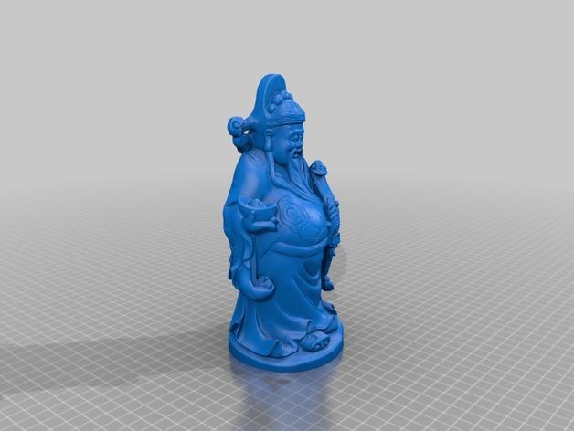财神3D打印模型