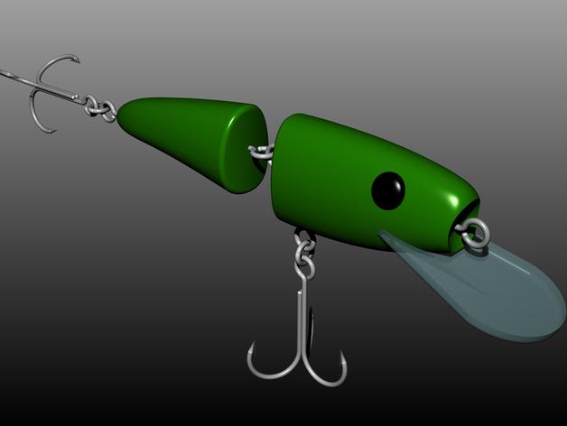 鱼钩3D打印模型