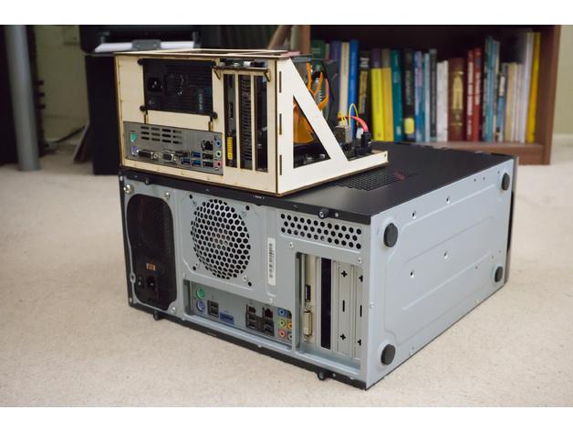 小型MATX机箱框架3D打印模型