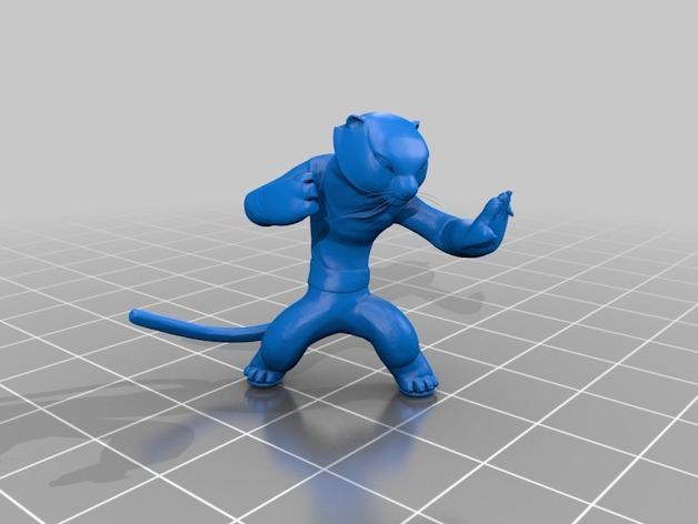 功夫熊猫角色手办3D打印模型