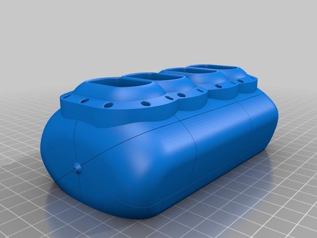 蒸汽朋克灯钟框架3D打印模型