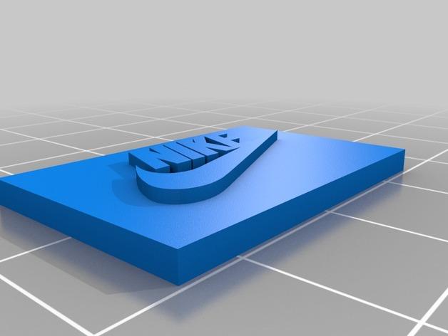耐克标志3D打印模型