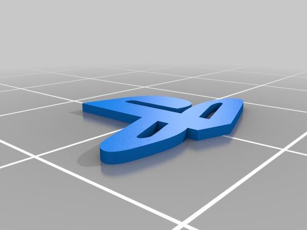 PS标志3D打印模型
