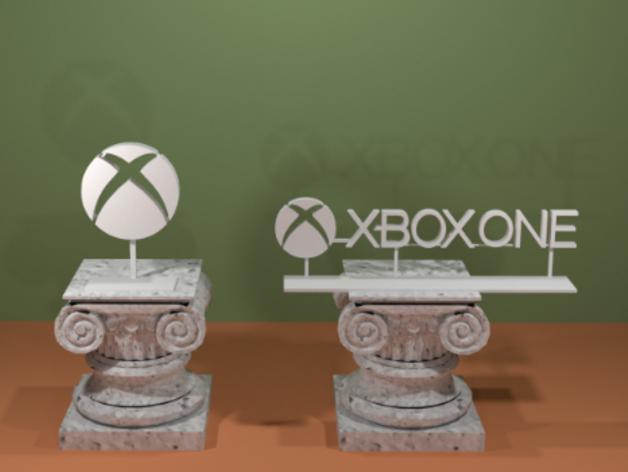 Xbox One标志3D打印模型