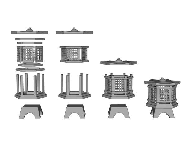 手提灯笼3D打印模型