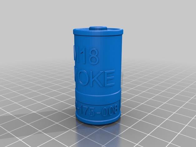 绝地求生手榴弹3D打印模型