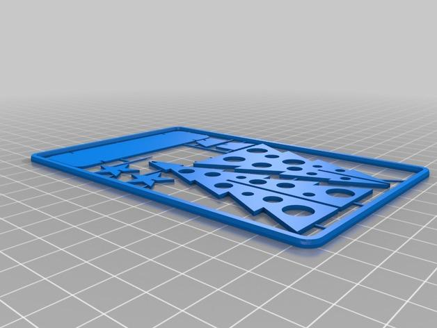 组装玩具圣诞树3D打印模型