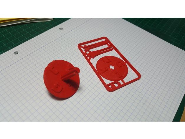 组装玩具陀螺3D打印模型
