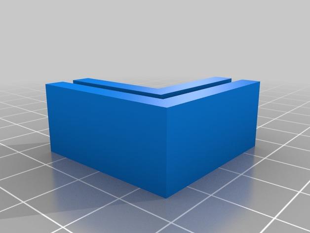 玻璃脚防护3D打印模型