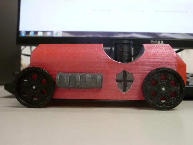 气球赛车3D打印模型