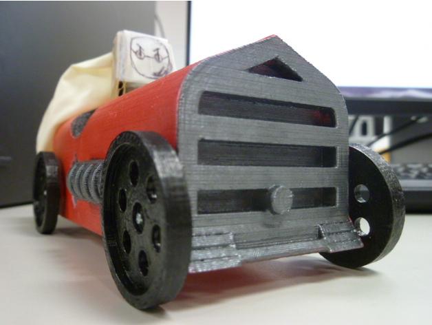 气球赛车3D打印模型